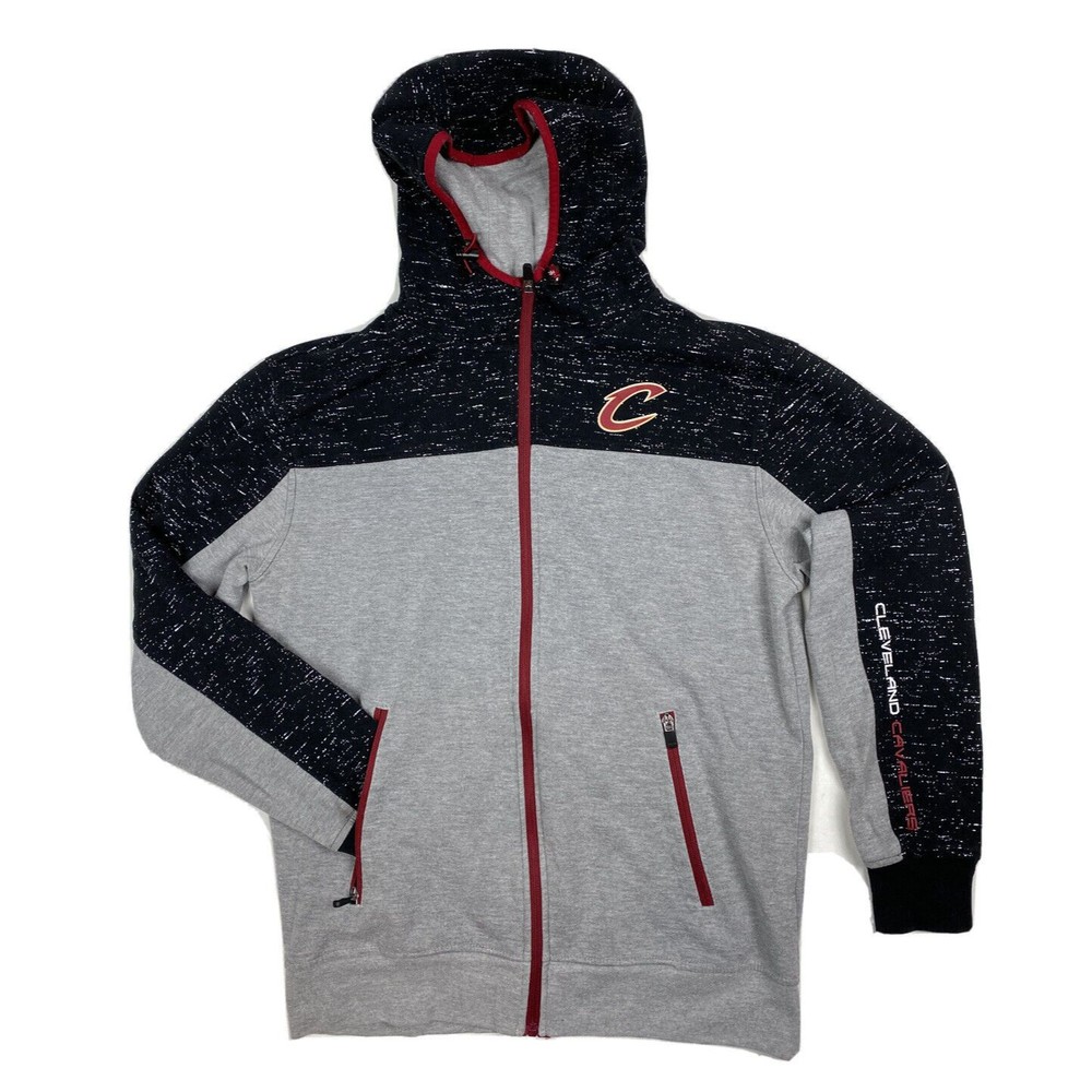 Cleveland Cavaliers Sweatshirt Men's Size Medium Cavs Basketball NBA Gray Black